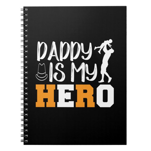 Cuaderno Papá Regalos | Papi es mi héroe (Frente)
