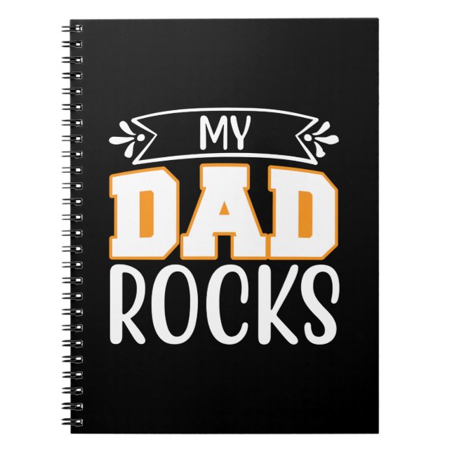 Cuaderno Papá Regalos | Rocas de mi papá (Frente)