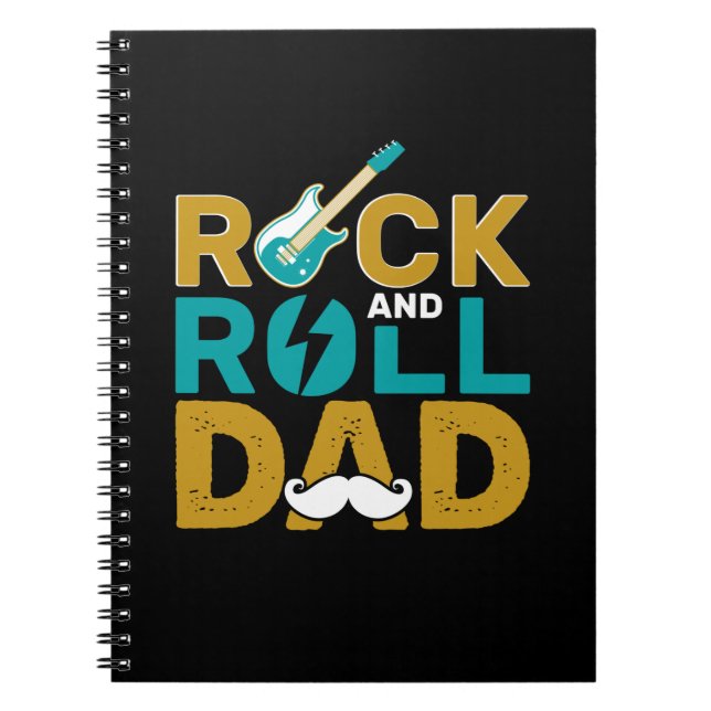 Cuaderno Papá Regalos | Rock And Roll Dad (Frente)