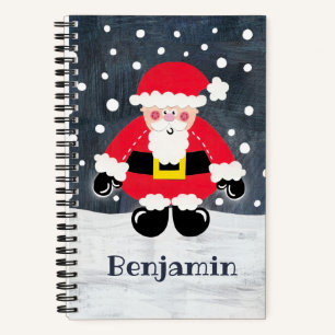 Cuaderno Papá Rico personalizado y personalizado Papá Noel
