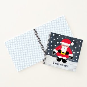 Cuaderno Papá Rico personalizado y personalizado Papá Noel