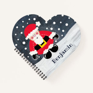 Cuaderno Papá Rico personalizado y personalizado Papá Noel