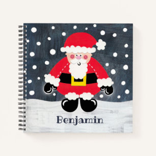 Cuaderno Papá Rico personalizado y personalizado Papá Noel