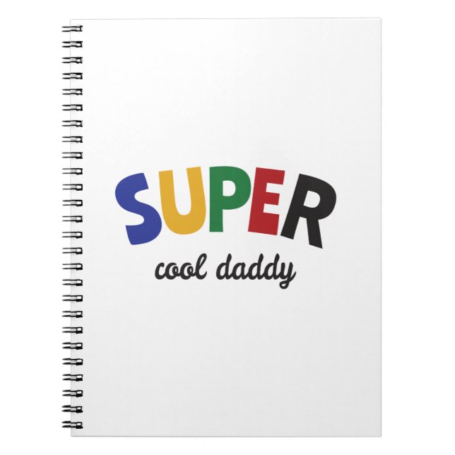 Cuaderno Papá súper genial (Frente)