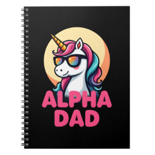 Cuaderno Papá Unicornio Divertido Laufey Hombres Día del Pa