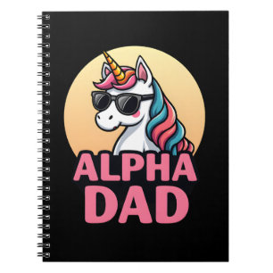 Cuaderno Papá Unicornio Divertido Laufey Hombres Día del Pa