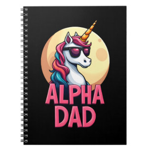 Cuaderno Papá Unicornio Divertido Laufey Hombres Día del Pa
