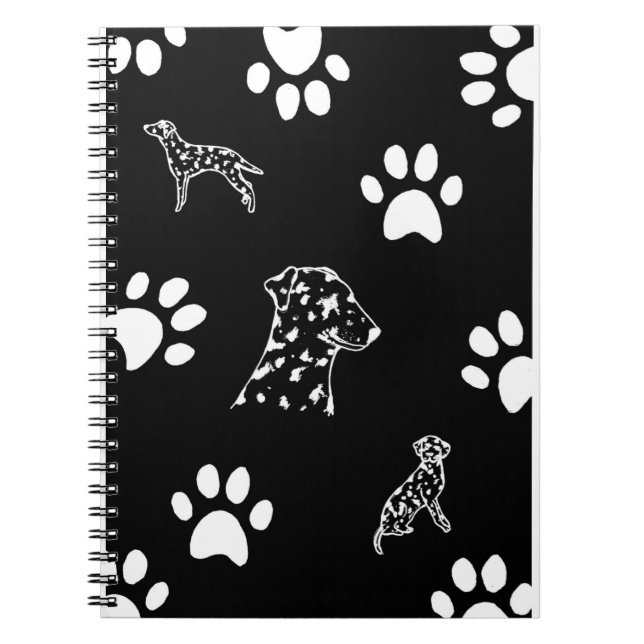 Cuaderno Papas de cachorros de dálmica (Frente)
