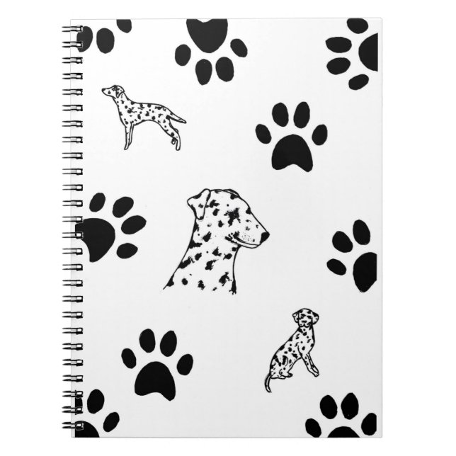 Cuaderno Papas de cachorros de dálmica (Frente)