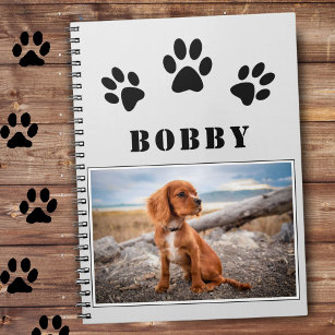 Cuaderno Papas Imprimir perro o foto y nombre Mascota