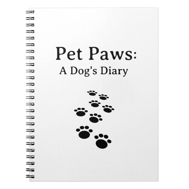 Cuaderno Papas mascotas, Diario de un perro (Frente)