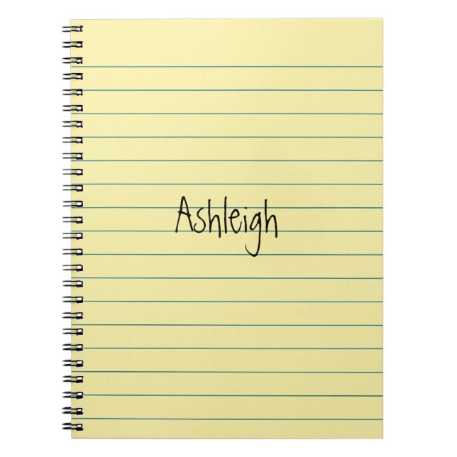 Cuaderno Papel amarillo (Frente)