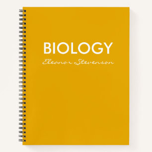 Cuaderno Papel cuadriculado de biología personalizado en am