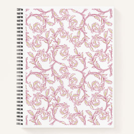 Cuaderno Papel de carta con elegante patrón floral "Blossom