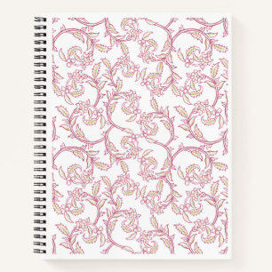 Cuaderno Papel de carta con elegante patrón floral "Blossom