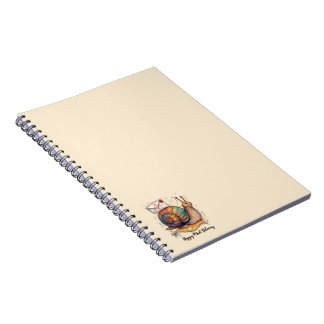 Cuaderno Papel de correo de caracol feliz