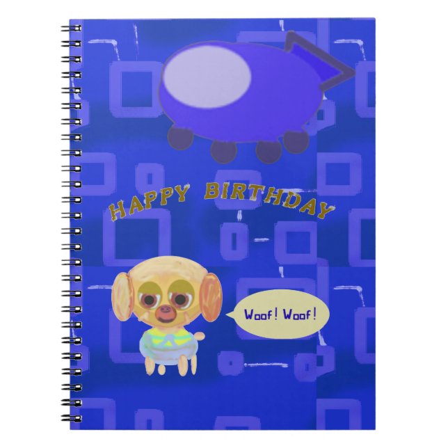 Cuaderno Papel de Cumpleaños (Frente)