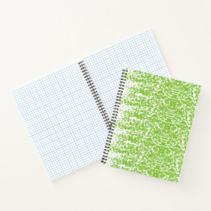 Cuaderno Papel de envoltura azul con nieve repetitiva blanc