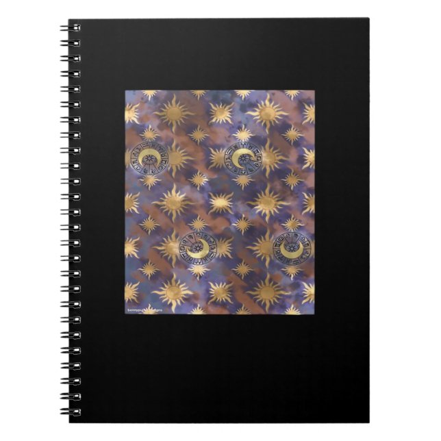 Cuaderno Papel de escritorio de Whimsigoth con problemas (Frente)