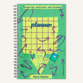 Cuaderno Papel de escritorio grande y duro de trabajo