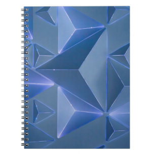 Cuaderno Papel de fondo abstracto azul