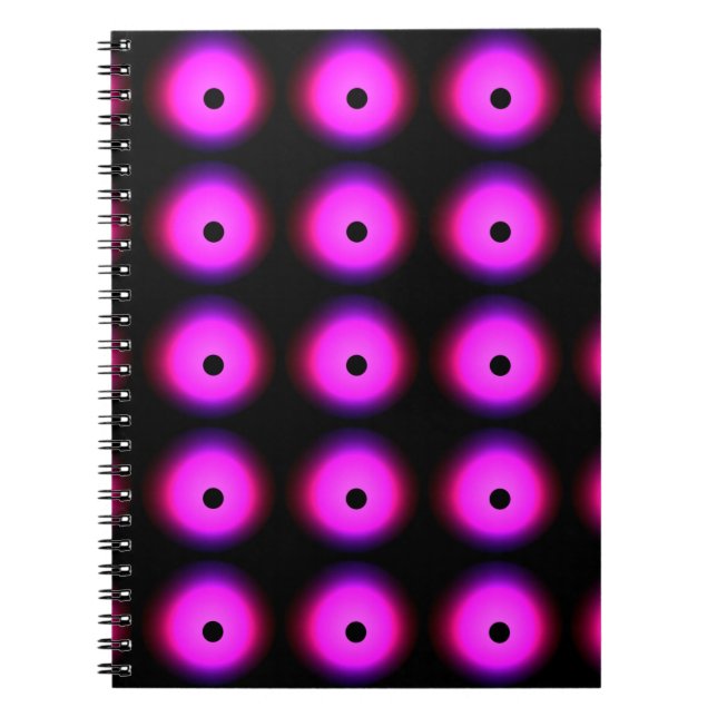 Cuaderno Papel de fondo acuático sin inconvenientes. Puntos (Frente)