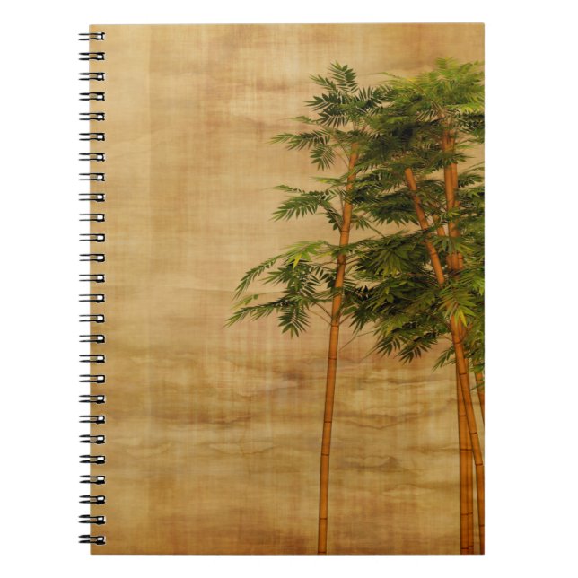 Cuaderno Papel de fondo de papel de bambú (Frente)