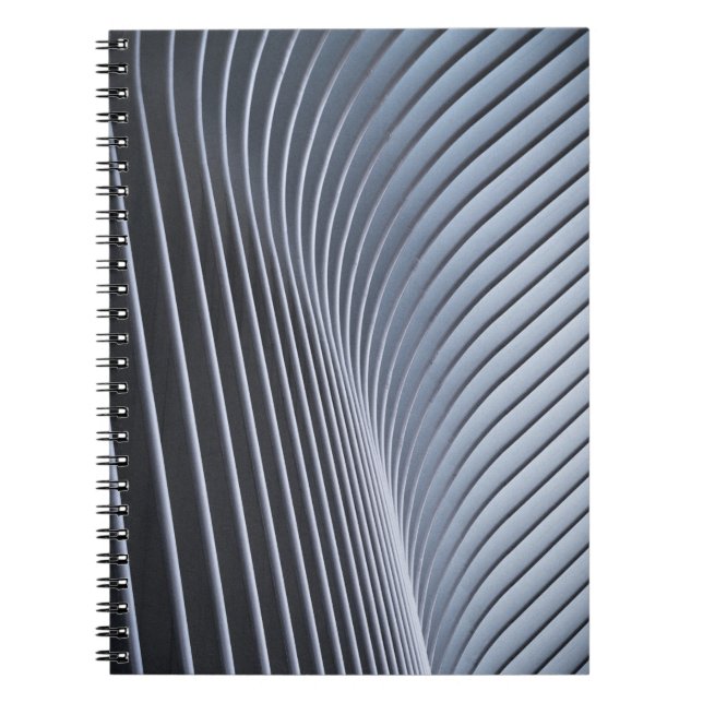 Cuaderno Papel de fondo digital gris (Frente)
