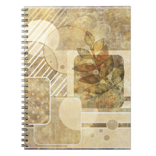 Cuaderno Papel de fondo floral antiguo