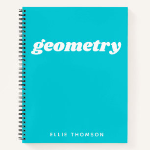 Cuaderno Papel de Gráfica de Matemáticas Personalizado de G