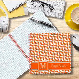 Cuaderno Papel de grafo de la Naranja Monogramada clásica H