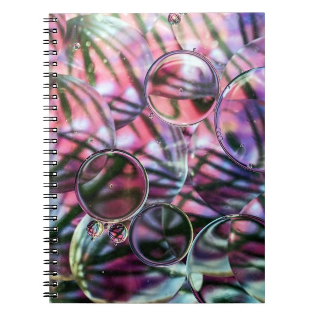 Cuaderno Papel de pantalla digital de agua de burbuja (Frente)