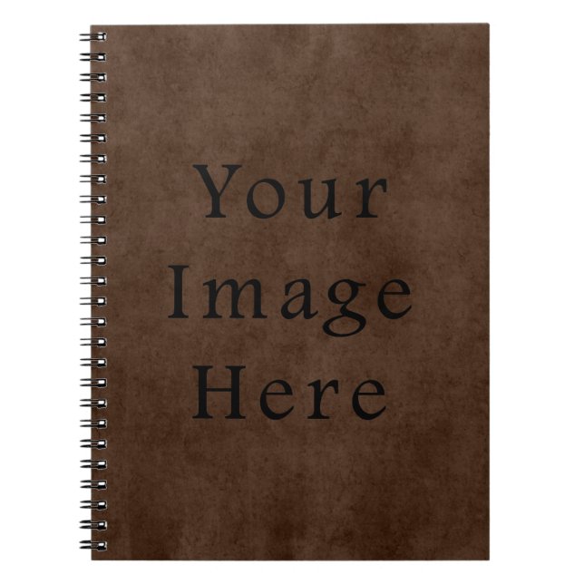 Cuaderno Papel de pergamino del café express de Brown (Frente)