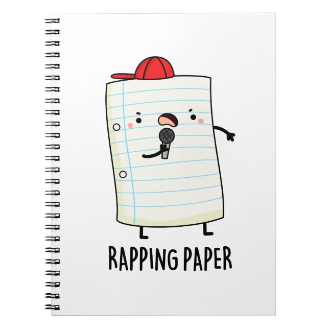 Cuaderno Papel de rapto divertido (Frente)