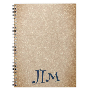 Cuaderno Papel de vainilla español personalizado
