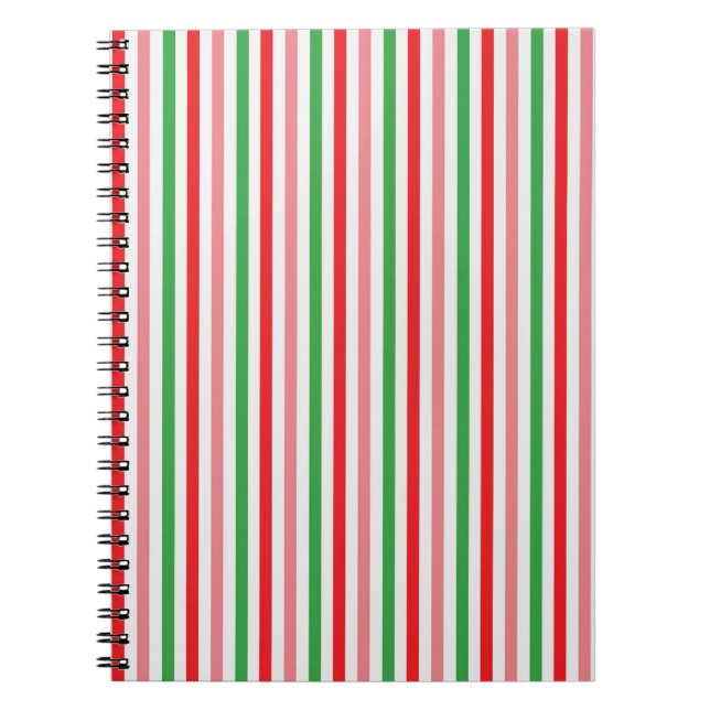 Cuaderno Papel digital de las bandas de verano de la sandía (Frente)