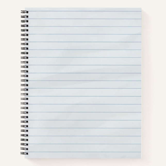 Cuaderno Papel en blanco (Anverso)