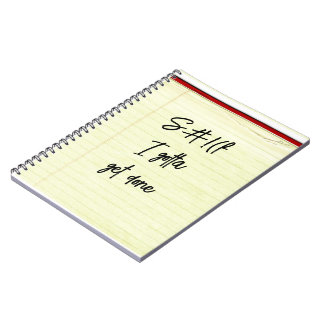 Cuaderno Papel Escolar con Líneas Amarillas