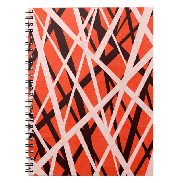Cuaderno Papel Geométrico Abstracto: Textura de Alta Resolu (Frente)