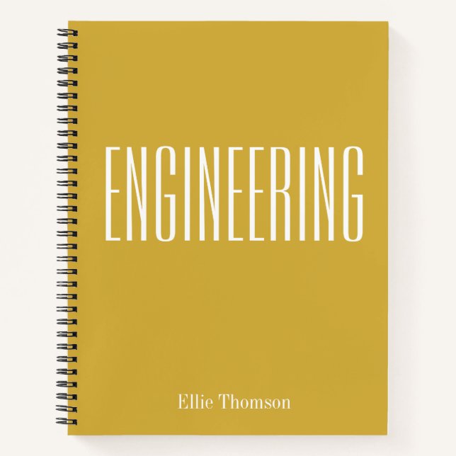 Cuaderno Papel Gráfico de Ingeniería Personalizado Simple A (Anverso)