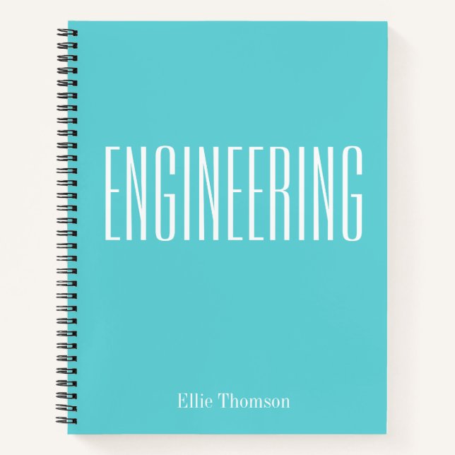 Cuaderno Papel gráfico de ingeniería personalizado simple A (Anverso)