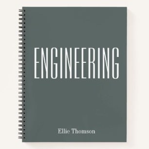 Cuaderno Papel Gráfico de Ingeniería Personalizado Simple G