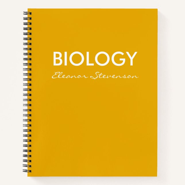 Cuaderno Papel gráfico personalizado de la ciencia de la bi (Anverso)