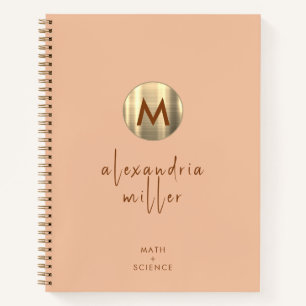 Cuaderno Papel gráfico personalizado de matemáticas y cienc