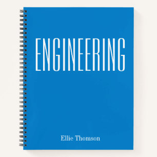 Cuaderno Papel Gráfico Simple de Ingeniería Personalizado A