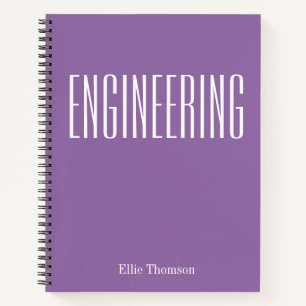 Cuaderno Papel Gráfico Simple de Ingeniería Personalizado P
