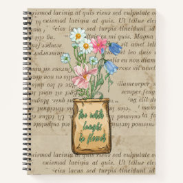 Cuaderno Papel marrón rústico estilo Kraft Farmhouse