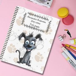 Cuaderno Papel negro juguetón en papel impreso