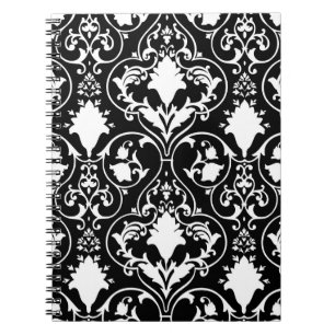 Cuaderno Papel pintado antiguo de la voluta