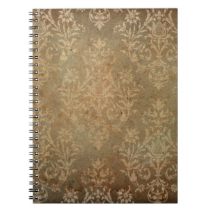 Cuaderno Papel pintado antiguo. fondo de fondo de fondo gri